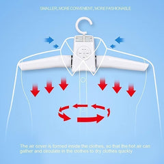 Portable Electric Dryer – Folding Clothes Hanger with Hot & Cold Dual Mode, Quick-Dry System for Efficient Laundry Drying at Home or During Travel
