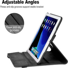 iPad Air 1 & 2 9.7" Case – 360° Rotating PU Leather Smart Folio with Auto Sleep/Wake, Multi-Angle Stand & Shockproof Protection for Work, School & Travel (Multi Colour)