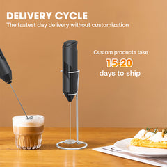 Household Portable Electric Milk Frother | Reusable Frother for Lattes, Cappuccinos, and Hot Beverages | Lightweight & Durable