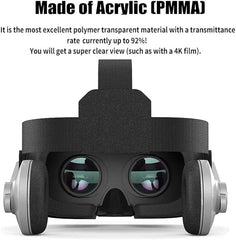 3D Glasses Virtual Reality Helmet – Immersive VR Goggles for iPhone & Android Smartphones | Adjustable Headset for Gaming & 3D Movies