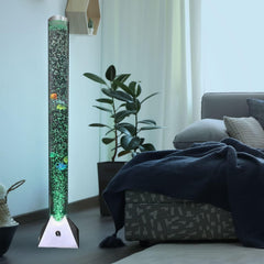 120 cm LED Bubble Water Fish Tank | Large Mood-Enhancing Color-Changing Lamp Tube