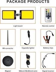 CONPEX LED Work Light | 20,000LM Dual-Head Adjustable Magnetic Light for Workshop & Camping