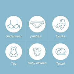 Portable Folding Washing Machine | Compact & Space-Saving Laundry Solution for Travel and Home