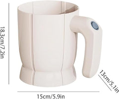 Electric Flour Sifter – Battery-Operated Steel Mesh Sieve for Easy Baking & Pastry Making