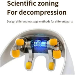 Wireless Neck & Shoulder Massager – Deep Kneading Shiatsu & Heat for On-the-Go Relaxation