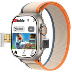 Oteeto TU94 Pro Smart Watch | 2.02" Display, Pop-Up Camera & SIM Slot | Fitness Tracker & Communication Device | Stylish & Innovative Design