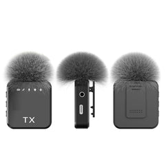 3-in-1 Lavalier Wireless Microphone – 2pcs Wireless Mic Compatible with iPhone, iPad, and Android | Perfect for Video Recording, Gaming, Live Streaming, and Podcasts