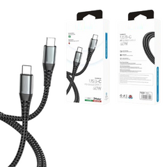 6ft USB C to USB Type C Cable | 60W PD Quick Charger Cable | 2 Meter Fast Charging & Data Sync | Durable & Flexible Design for USB-C Devices
