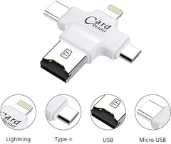 Universal Card Reader – Connect Seamlessly with iPhone, Samsung, Huawei, HTC, and More