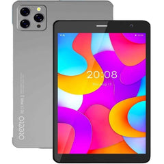Oteeto K9 5G Android Tablet – 8.0" Display, 8GB RAM, 512GB ROM, 5000mAh Battery, Dual Cameras | Sleek Design for Work, Play, and Entertainment – Gray