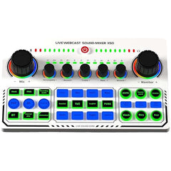 X50 Live Studio Sound Card – USB Sound Card & Broadcast Audio Mixer for Podcasts, Streaming, and Music Production