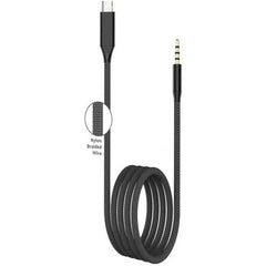 GAC-365 Type-C to 3.5mm Aux Audio Cable | 100cm Plug & Play Audio Cable | Durable Design for Car, Home, & On-the-Go Use | High-Quality Sound Output
