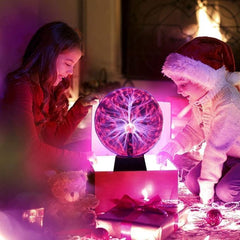 Plasma Ball | 6-Inch Touch & Sound Activated Interactive Globe Lamp
