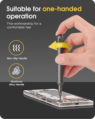 51-in-1 Precision Screwdriver Set | Portable Magnetic Screwdriver Kit with 48 Bits for Torx, Hex & Small Repairs
