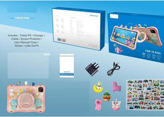 Tab10 10.1 Inch Kids Tablet - 6GB RAM, 128GB ROM, 8000 mAh Battery, Durable Design with Parental Controls and Educational Apps for Fun & Learning
