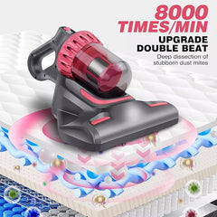 100W Mattress Vacuum Cleaner – Anti-Dust Mite Bed Vacuum with UV Light | Handheld Cleaning Device for Mattresses & Upholstery