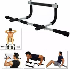 Pull-Up Bar for Doorway – Adjustable Height, Portable Chin-Up Bar with Non-Slip Foam Grips for Effective Upper Body and Core Strength Training