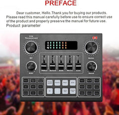Elite V9 Sound Card & BM800 Pro Microphone Bundle | Complete Setup for Professional Broadcasting
