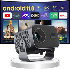 Portable Mini Projector – Compact 3D LED Home Theater System with Full HD 720P Support, Smart TV Compatibility, and Plug-and-Play Setup