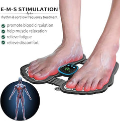 Electric EMS Foot Massager Pad | Relaxation & Pain Relief for Daily Rejuvenation
