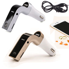 Car G7 LCD Bluetooth Car Charger FM Kit | MP3 Transmitter & Hands-Free Calling | (Multi)