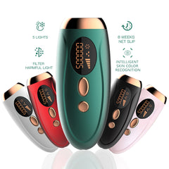 IPL Hair Removal Device – At-Home Painless Laser Hair Remover for Men & Women | Full Body Hair Reduction for Face, Bikini, Legs, Arms, & Underarms