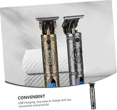 USB Rechargeable Electric Hair Clipper | Professional Barbershop Trimmer with Digital LCD | Precision Styling Tool