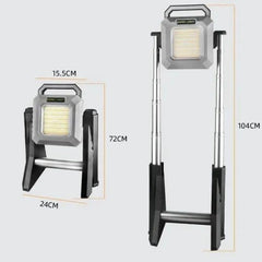 Multifunctional Work Light with Telescopic Base – Adjustable Height & Bright LED Illumination for Construction, DIY, and Emergency Lighting