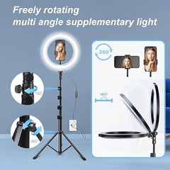 Beauty Live Light – Dimmable Selfie Ring Light & Extendable Tripod for Professional Makeup & Streaming