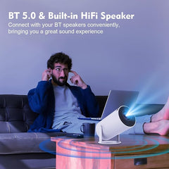 X10 Plus Portable Projector – Android 11 Gaming Console & HD 720p Smart Home Theater